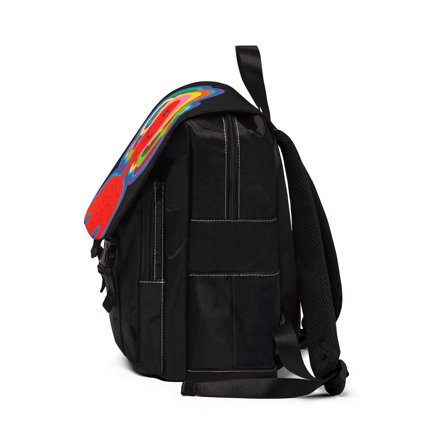 Shoulder Backpack - Colorful Art Design for School & Travel