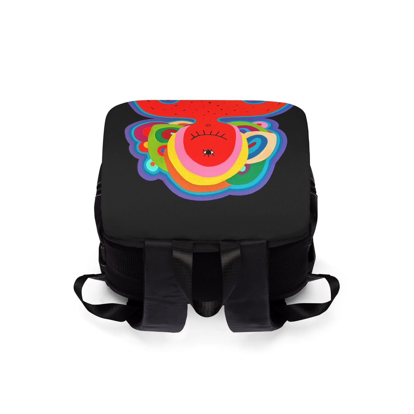 Shoulder Backpack - Colorful Art Design for School & Travel