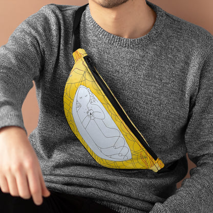 Quirky Cat Design Fanny Pack - Stylish and Functional for Pet Lovers