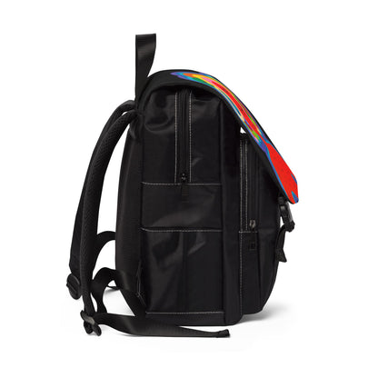 Shoulder Backpack - Colorful Art Design for School & Travel