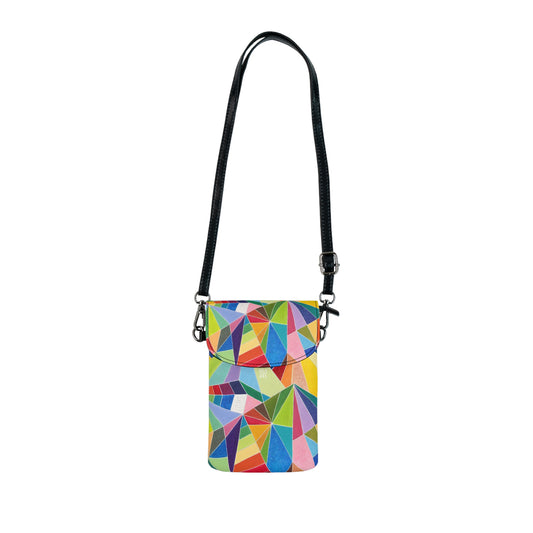 Colorful Small Cell Phone Wallet - Stylish Lightweight Crossbody Bag for On-the-Go Convenience