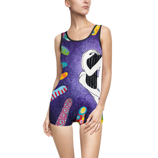 Women's Vintage Swimsuit (AOP)