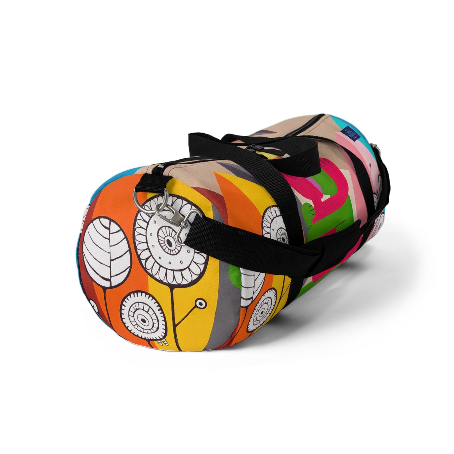 Vibrant Art Duffel Bag for Travel and Gym | Colorful Design with Playful Graphics
