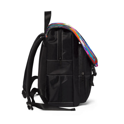 Shoulder Backpack - Colorful Art Design for School & Travel